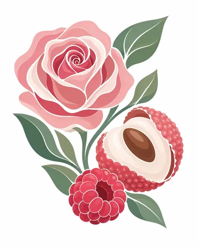 Floral rosada